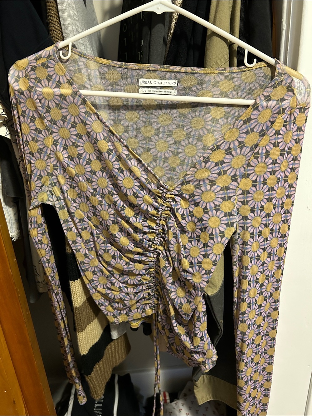 Urban outfitters see through spring shirt